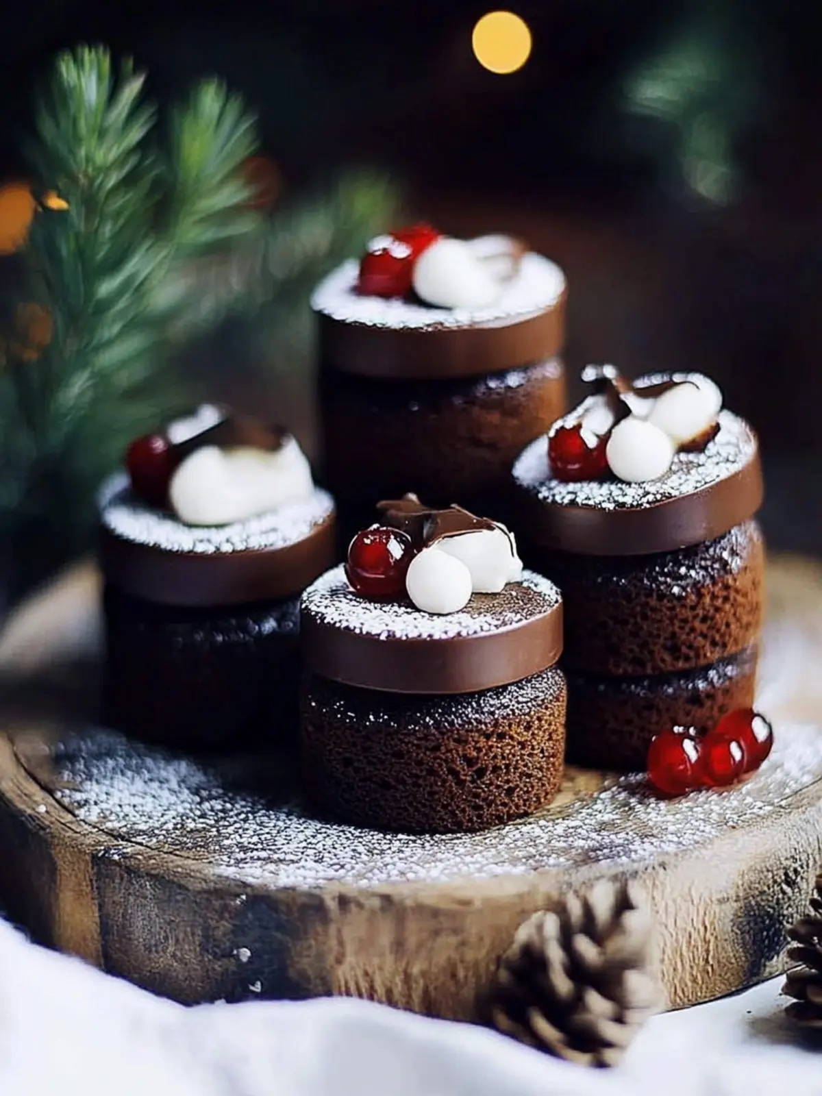 Irresistible Spiced Chocolate Gingerbread Mini Cakes Recipe 2 Spiced Chocolate Gingerbread Mini Cakes