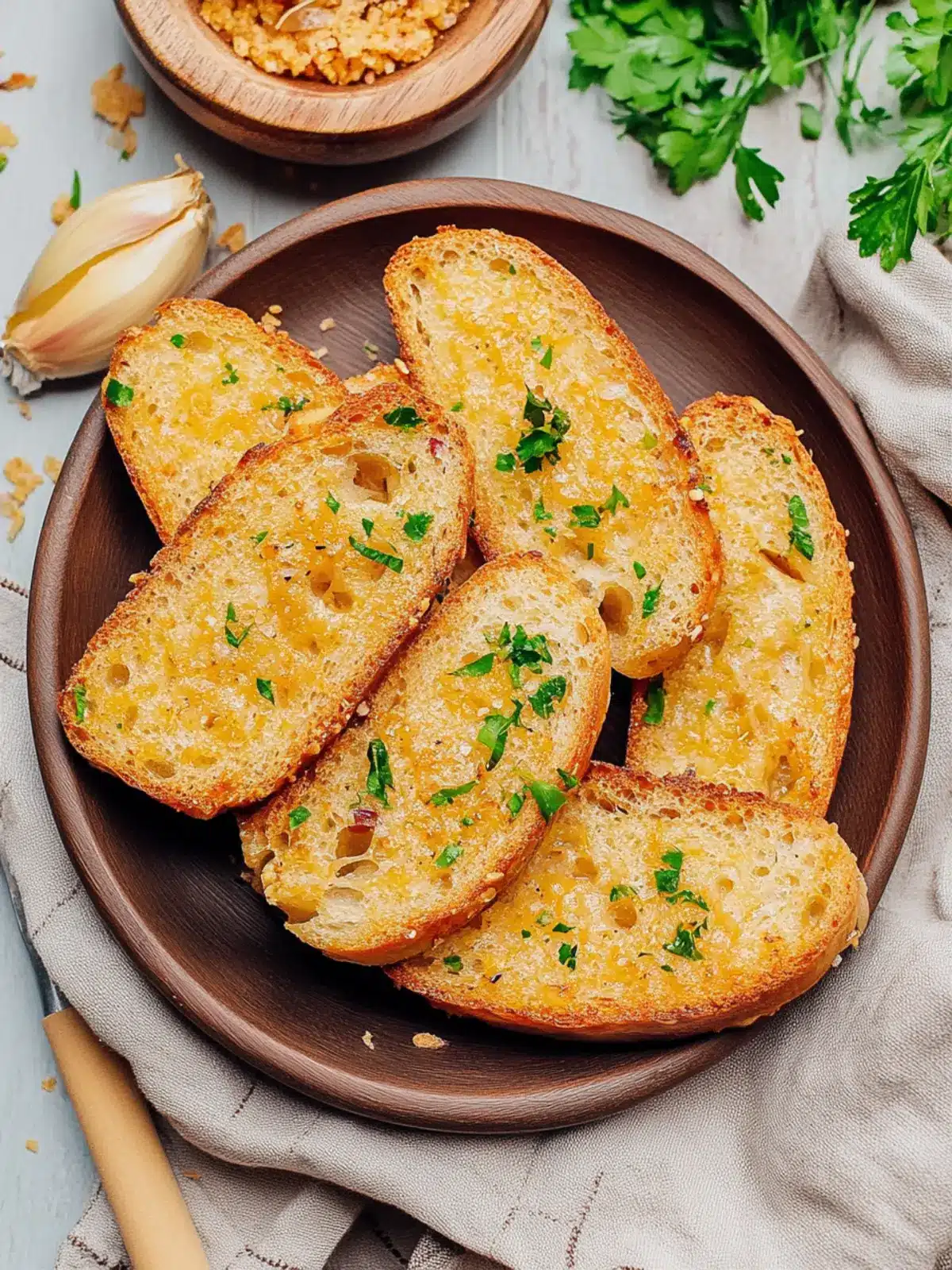 Crispy Air Fryer Garlic Bread Ready in Just 7 Minutes 3 Crispy Air Fryer Garlic Bread