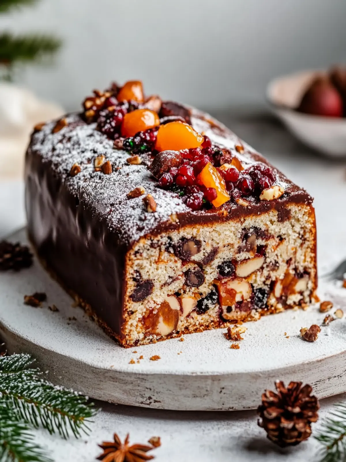 Delicious Vegan Christmas Fruit Cake for Festive Cheer 5 VEGAN CHRISTMAS FRUIT CAKE