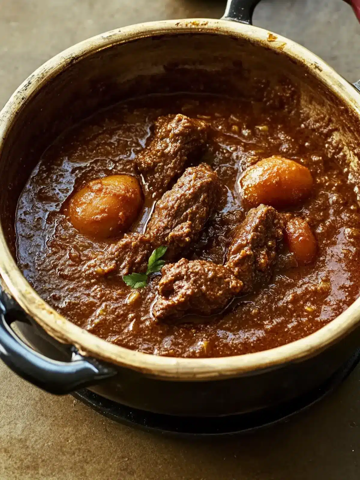 Moroccan Spiced Beef Sauce