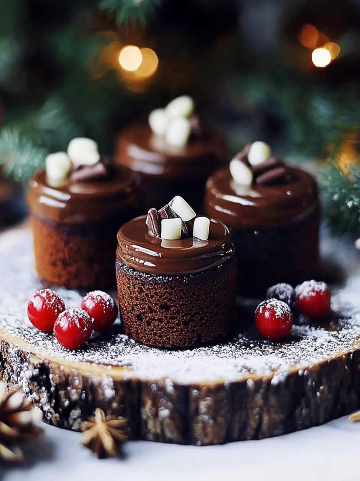 Irresistible Spiced Chocolate Gingerbread Mini Cakes Recipe 3 Spiced Chocolate Gingerbread Mini Cakes