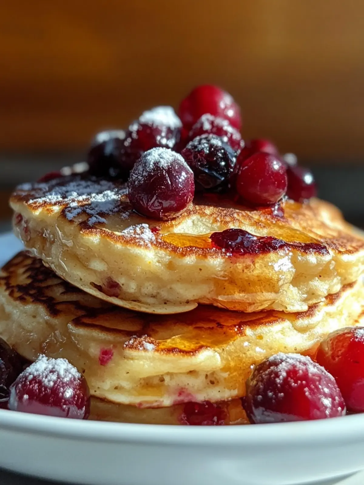 Sweet and Tart Cranberry-Orange Pancakes to Brighten Mornings 4 Cranberry-Orange Pancakes