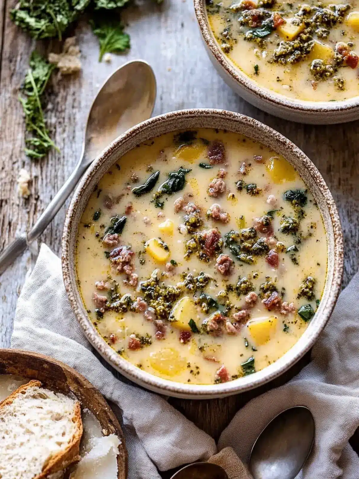 Instant Pot Pesto Zuppa Toscana: Your Cozy Flavor Fix! 3 Instant Pot Pesto Zuppa Toscana