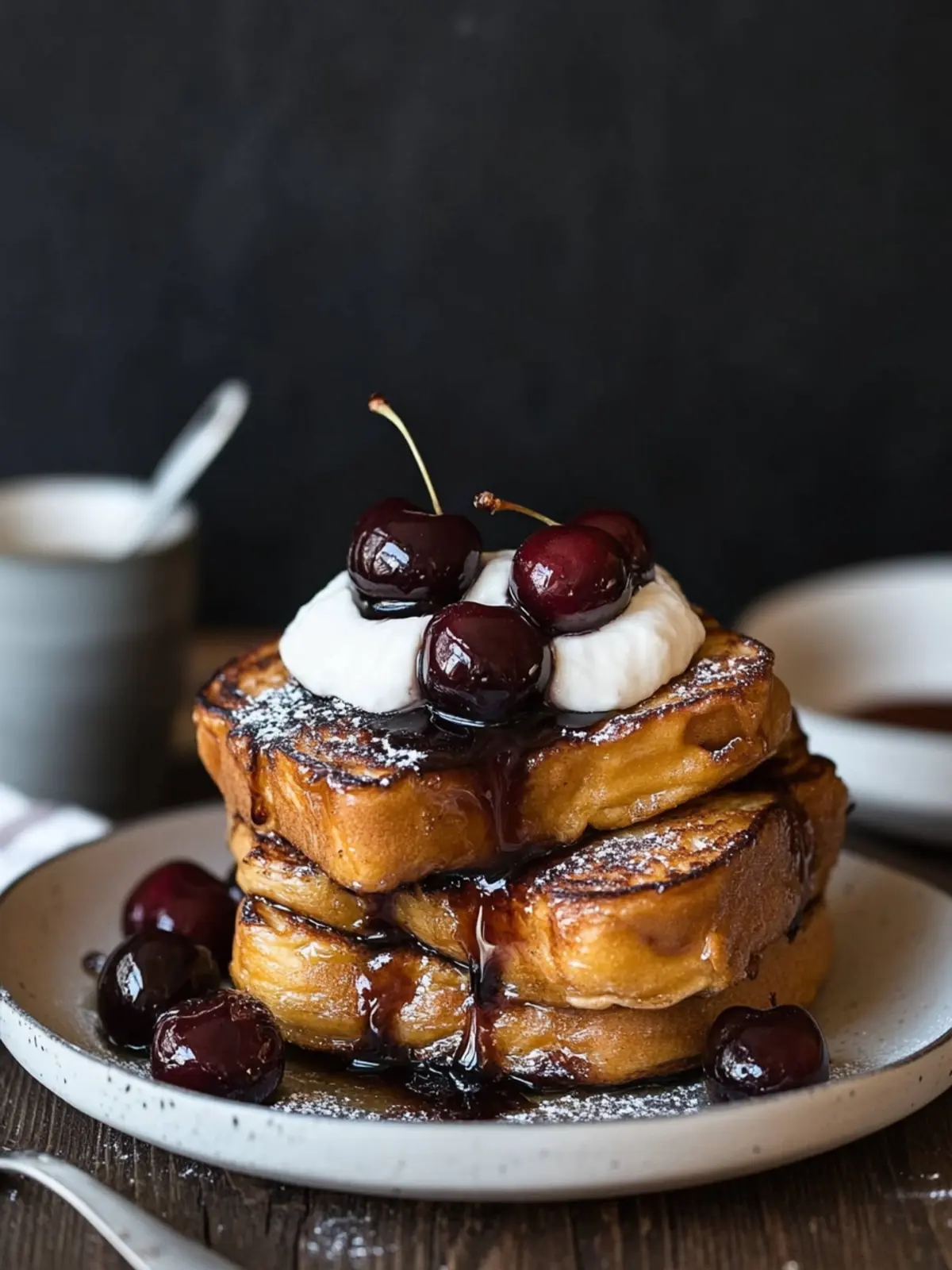 Balsamic Cherry Brioche French Toast for a Perfect Brunch 3 Balsamic Cherry Brioche French Toast