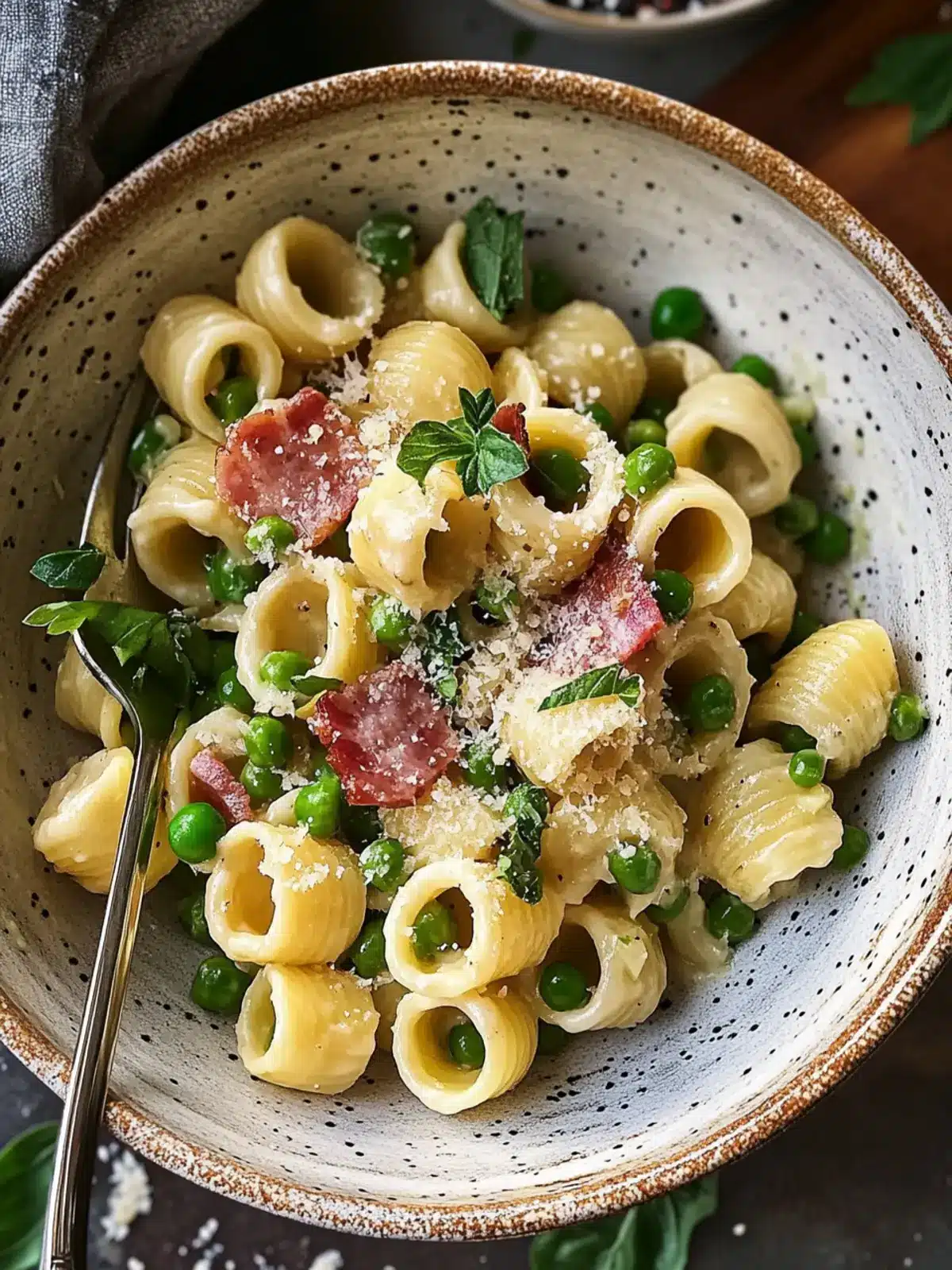 Creamy Pancetta & Pea Pasta: Your Ultimate Comfort Dish 3 Creamy Pancetta & Pea Pasta
