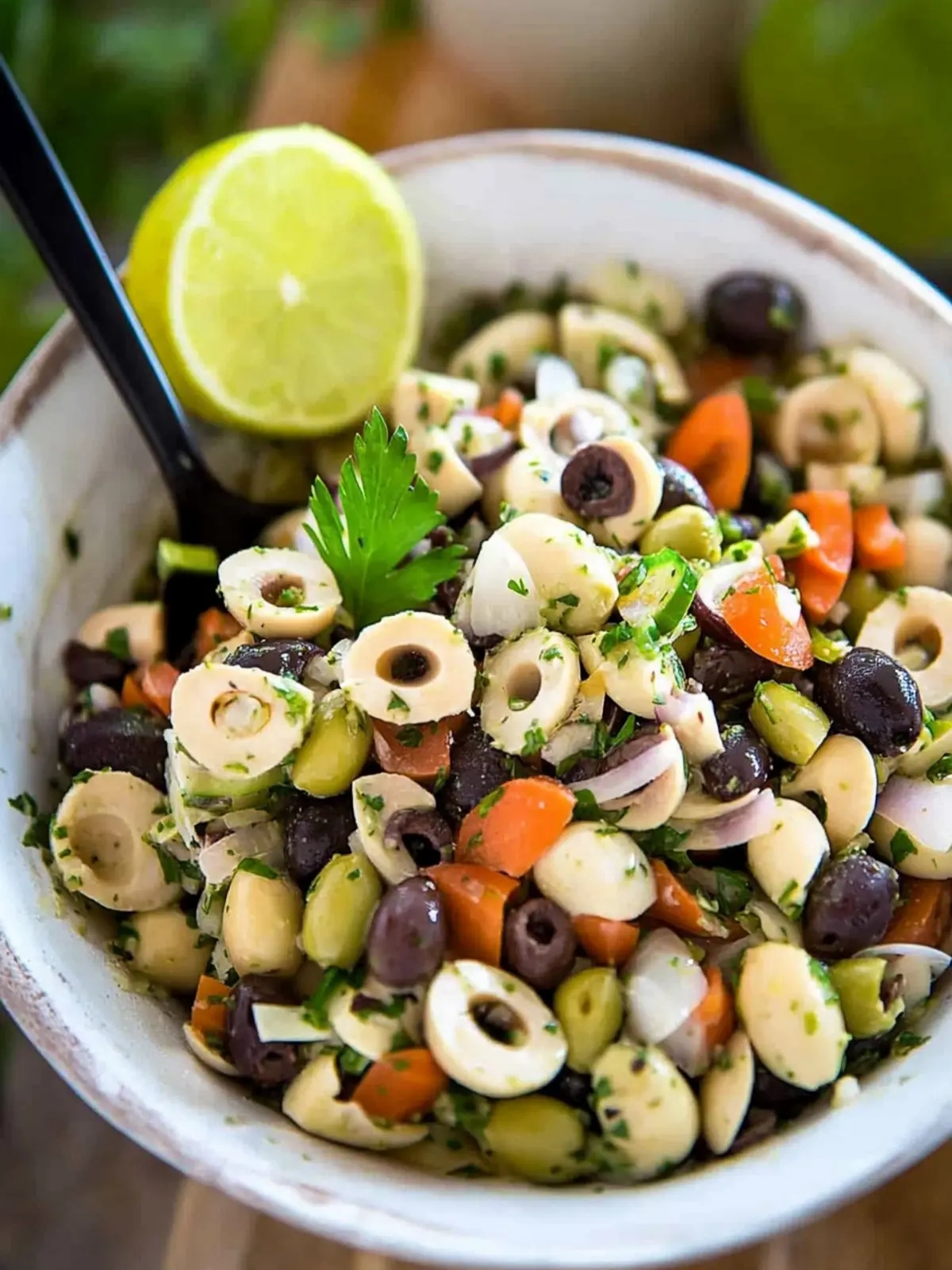 Quick and Easy Loaded Olive Salad