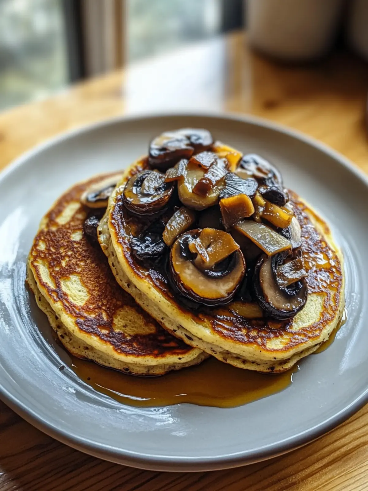 Savory Vegan Mushroom Pancakes for a Hearty Breakfast Boost 3 Vegan Mushroom Pancakes