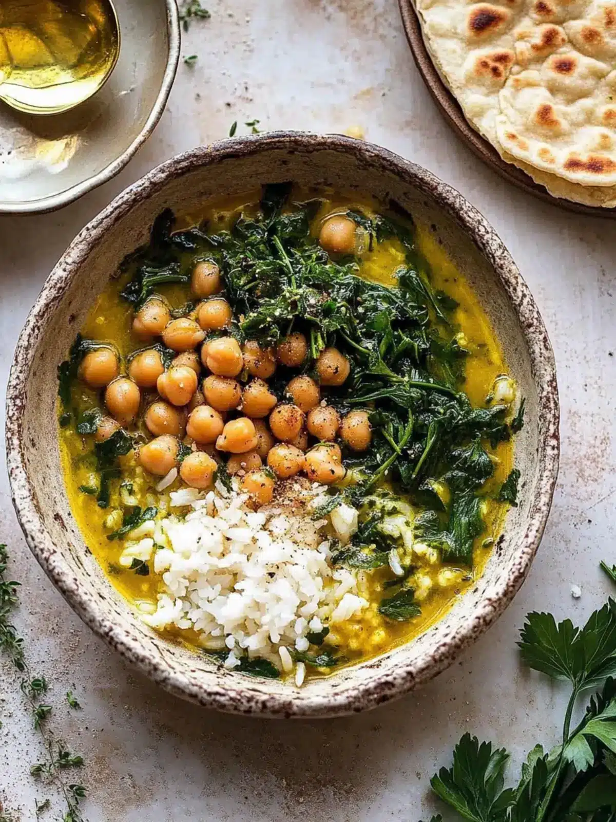 Herb and Chickpea Stew with Rice for Cozy Evenings 2 Herb and Chickpea Stew with Rice