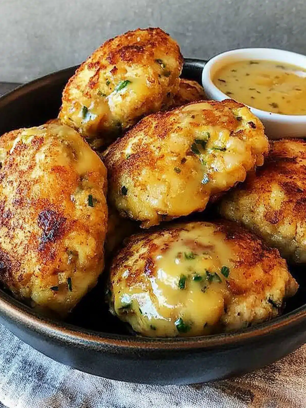 Air fryer chicken rissoles