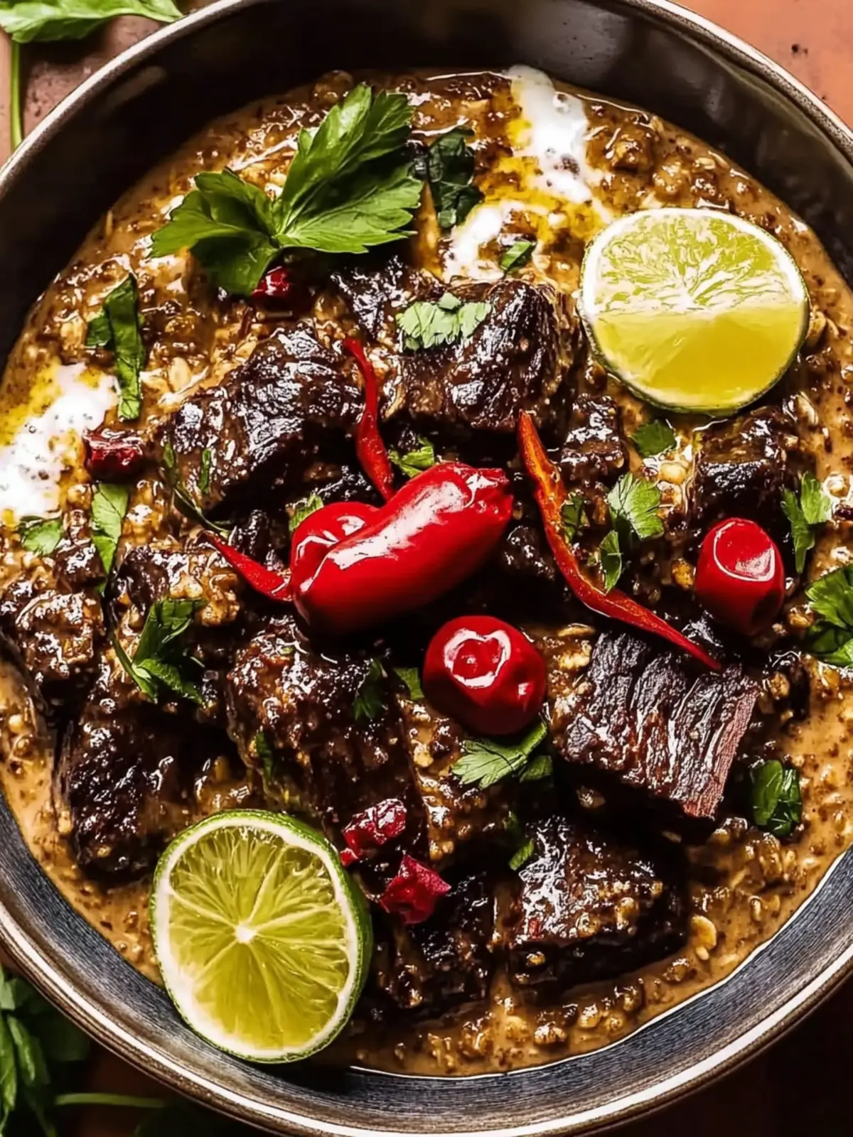 Lemongrass Coconut Braised Beef with Mushrooms Bliss 2 Lemongrass Coconut Braised Beef with Mushrooms