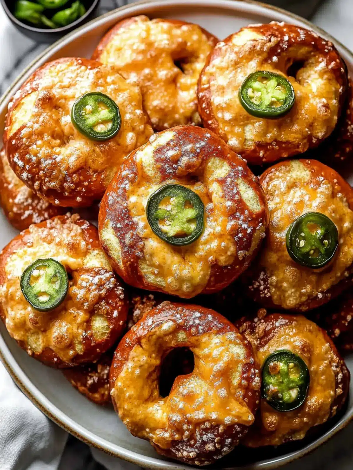Homemade Jalapeño Cheddar Soft Pretzels That Wow! 3 Jalapeño Cheddar Soft Pretzels