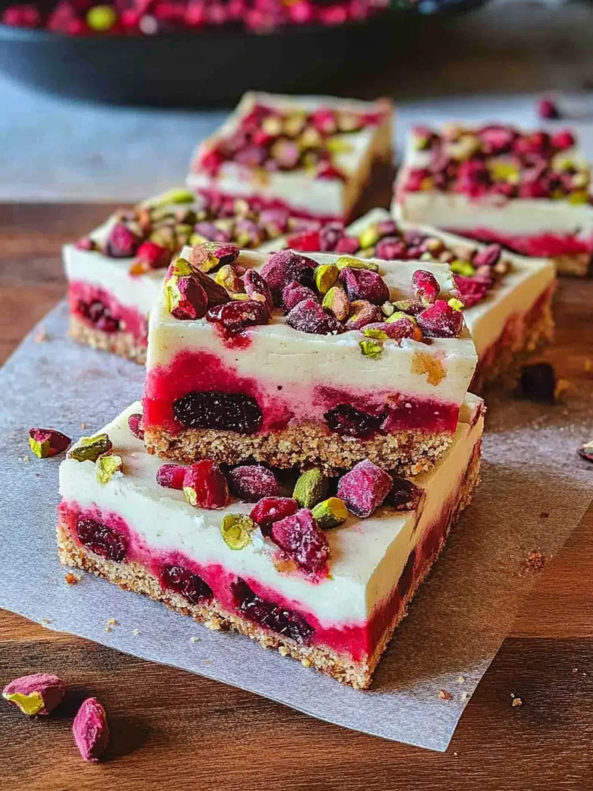 Delicious No-Bake Cranberry and Pistachio Slice Recipe 5 Cranberry and Pistachio Slice
