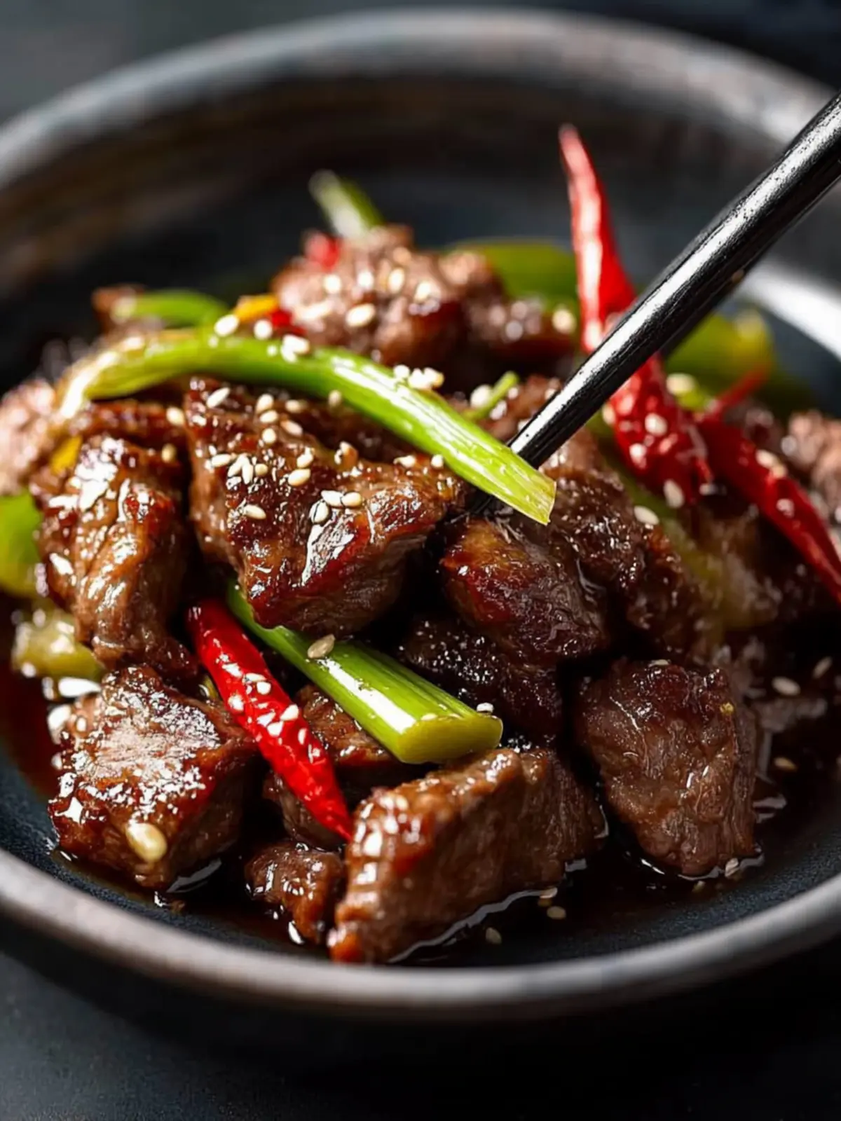 Savor Bold Flavors with Chinese Lamb, Cumin & Leek Stir-fry 2 Chinese Lamb, Cumin & Leek Stir-fry
