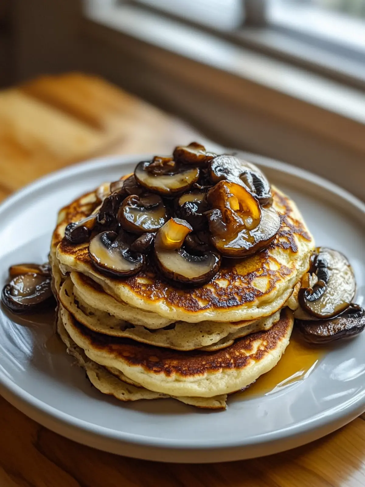 Savory Vegan Mushroom Pancakes for a Hearty Breakfast Boost 2 Vegan Mushroom Pancakes