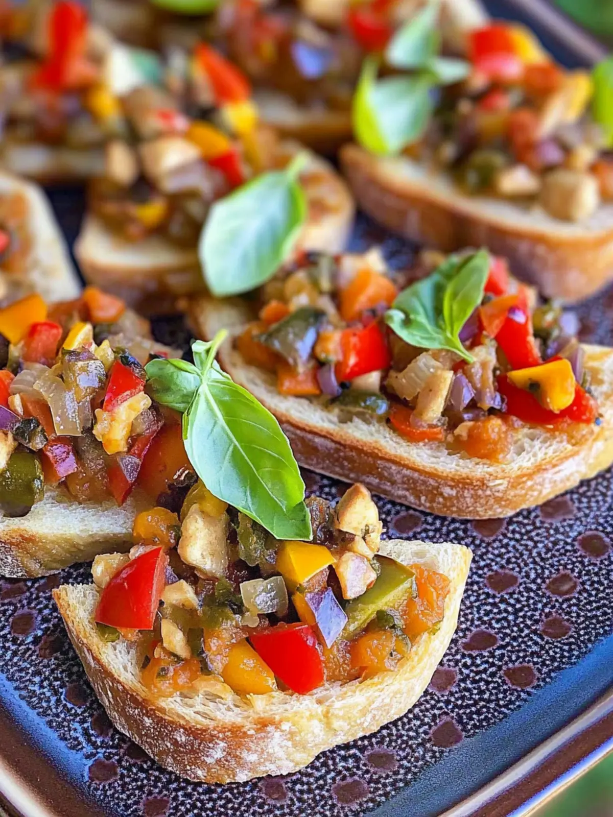 Caponata on Crostini: A Tasty Twist on a Sicilian Classic 3 Caponata on Crostini