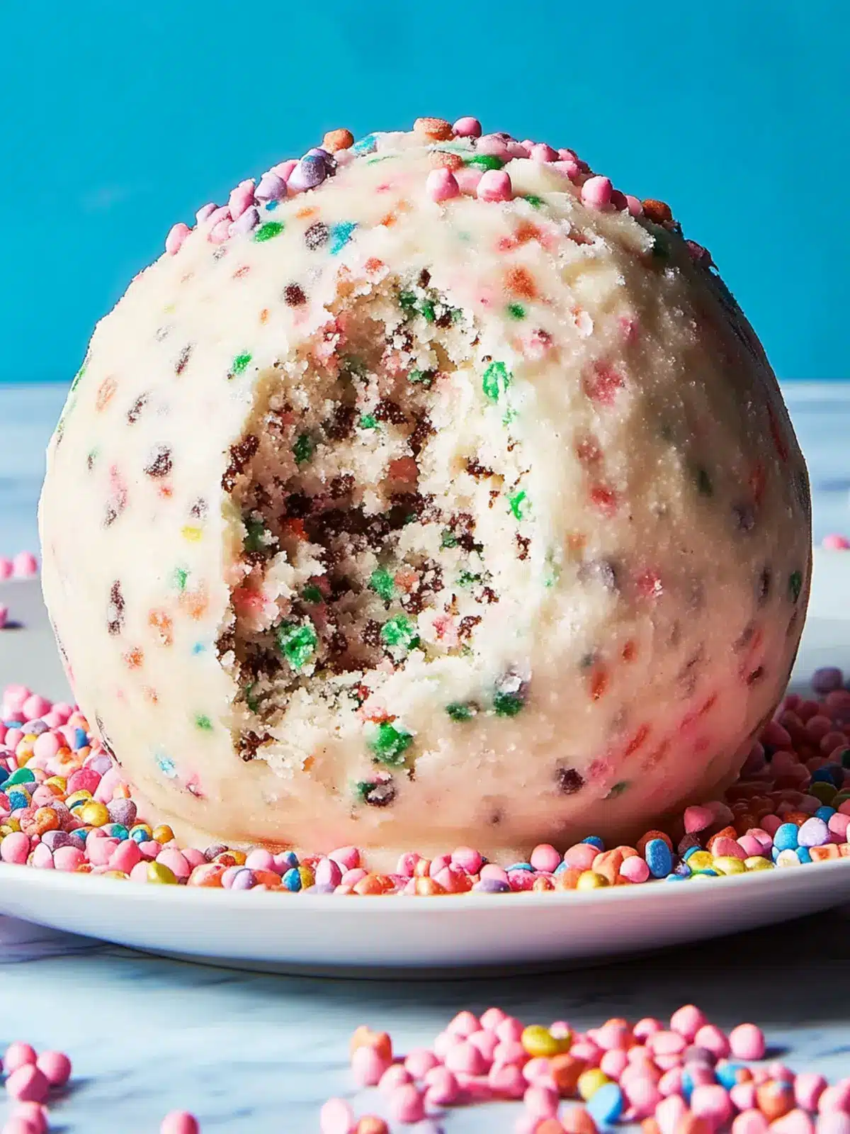 Confetti Cookie Dough Ball: The Ultimate Sweet Party Treat 3 Confetti Cookie Dough Ball