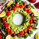 Create a Festive Christmas Guacamole Wreath Appetizer Today 6 Christmas Guacamole Wreath Appetizer