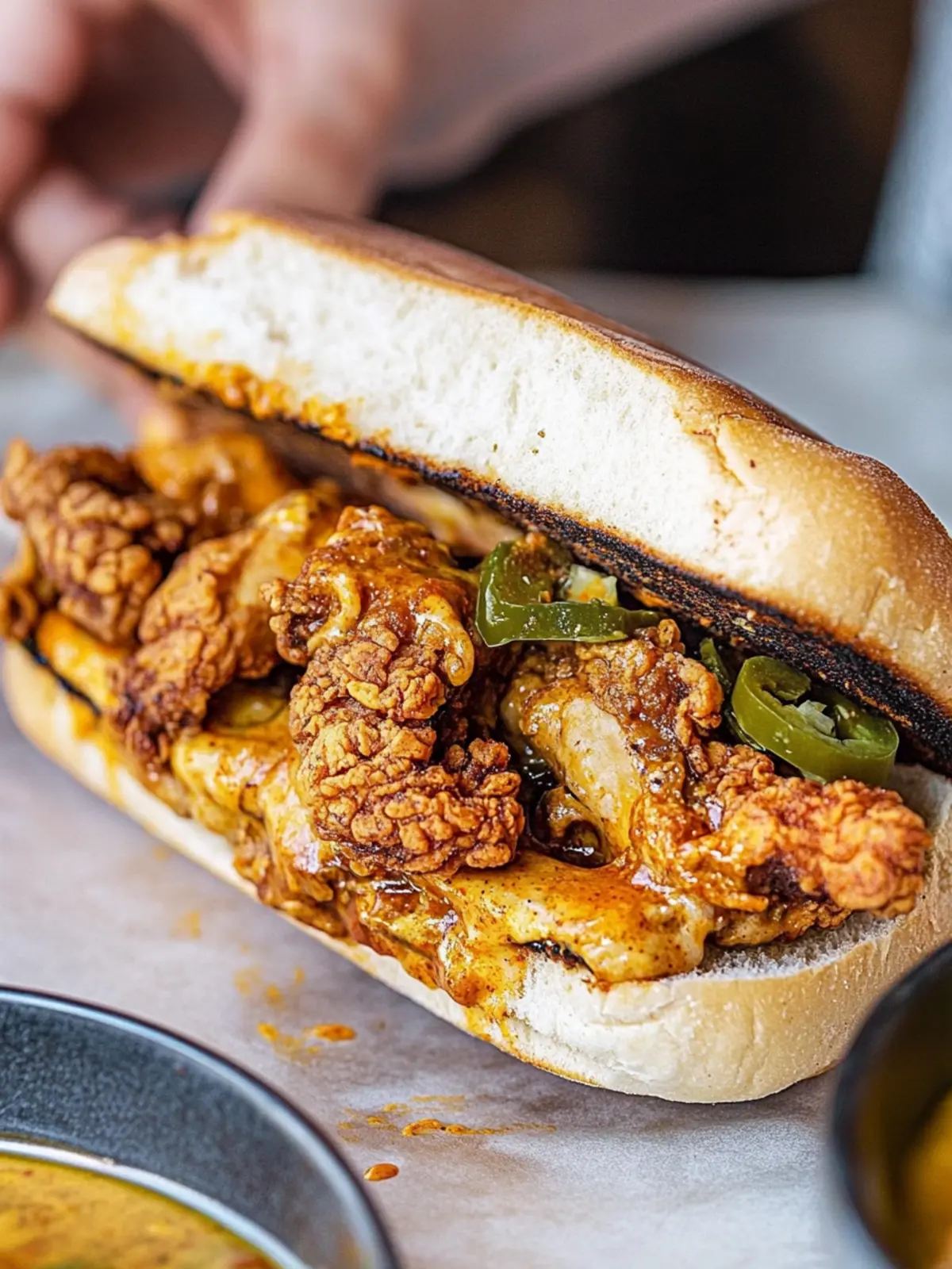 Nashville Hot Chicken Melt: Sizzling Comfort You Must Try! 3 Nashville Hot Chicken Melt