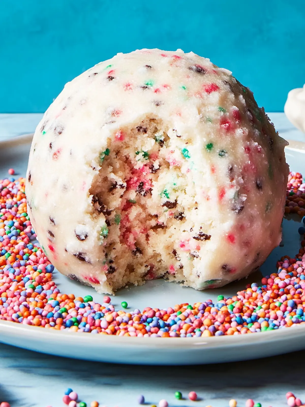 Confetti Cookie Dough Ball: The Ultimate Sweet Party Treat 4 Confetti Cookie Dough Ball
