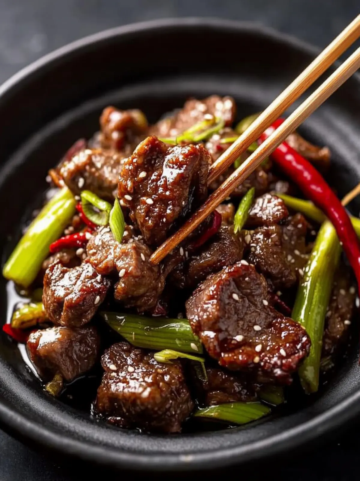 Savor Bold Flavors with Chinese Lamb, Cumin & Leek Stir-fry 3 Chinese Lamb, Cumin & Leek Stir-fry