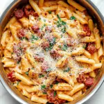Creamy Chicken and Chorizo Pasta One-Pan Wonder Delight 7 Creamy Chicken and Chorizo Pasta