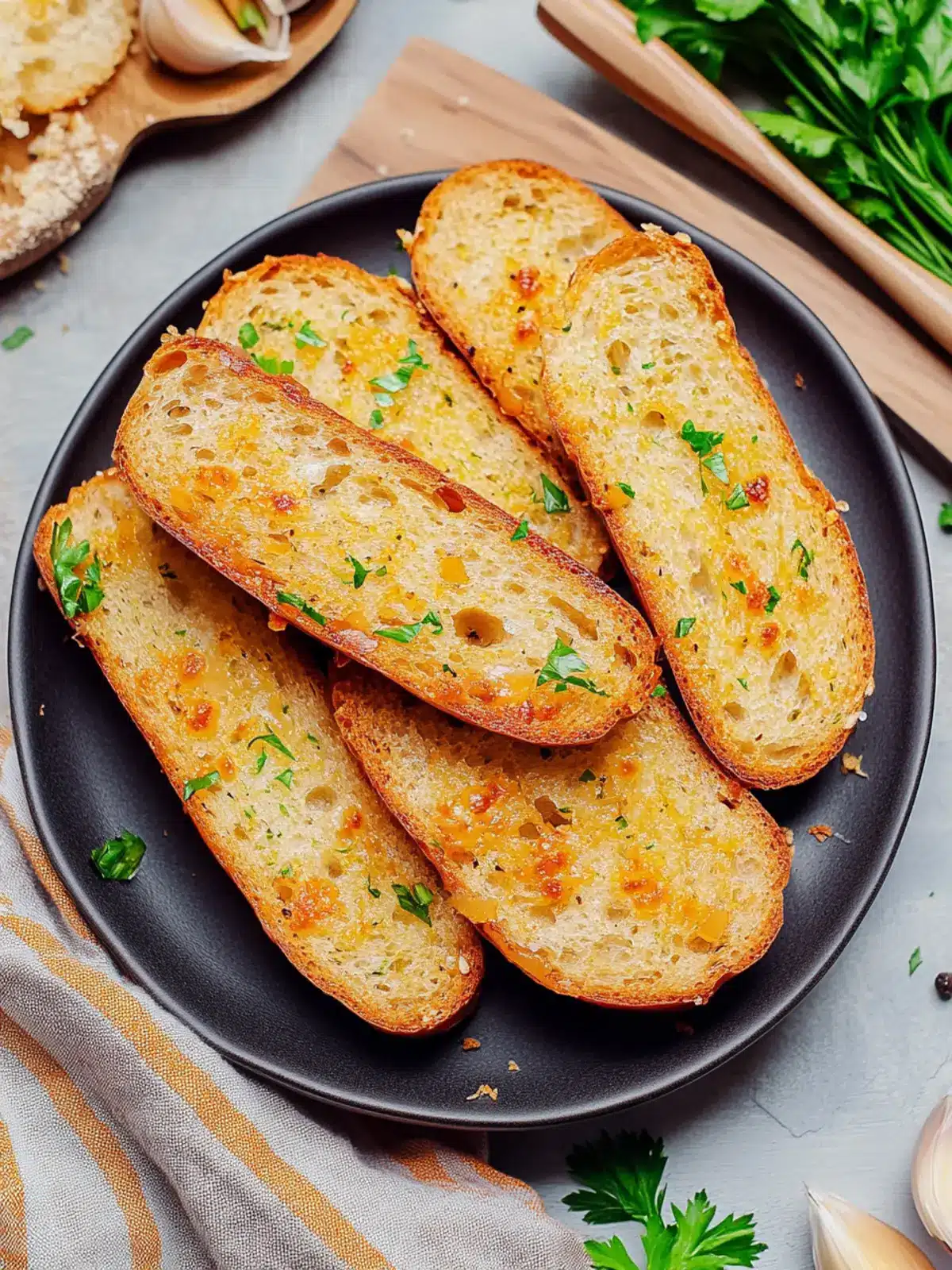 Crispy Air Fryer Garlic Bread Ready in Just 7 Minutes 4 Crispy Air Fryer Garlic Bread