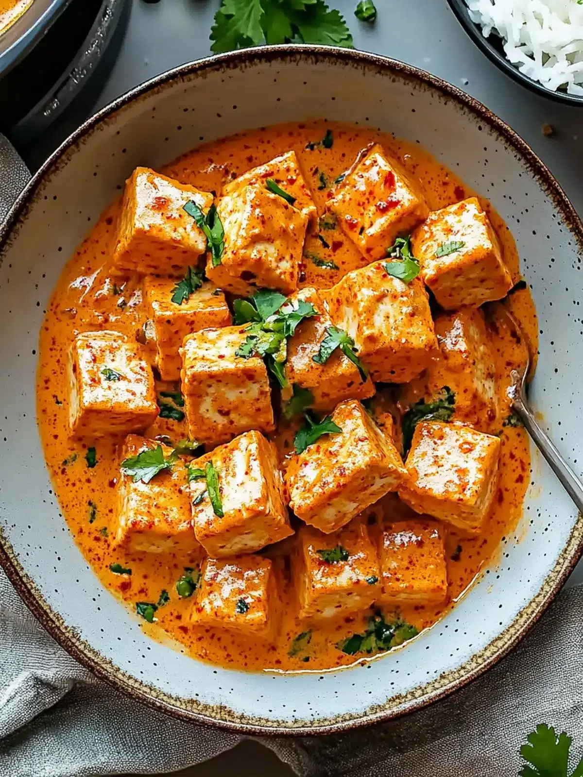 Spicy Tofu with Creamy Coconut Sauce for Ultimate Comfort 5 Spicy Tofu with Creamy Coconut Sauce
