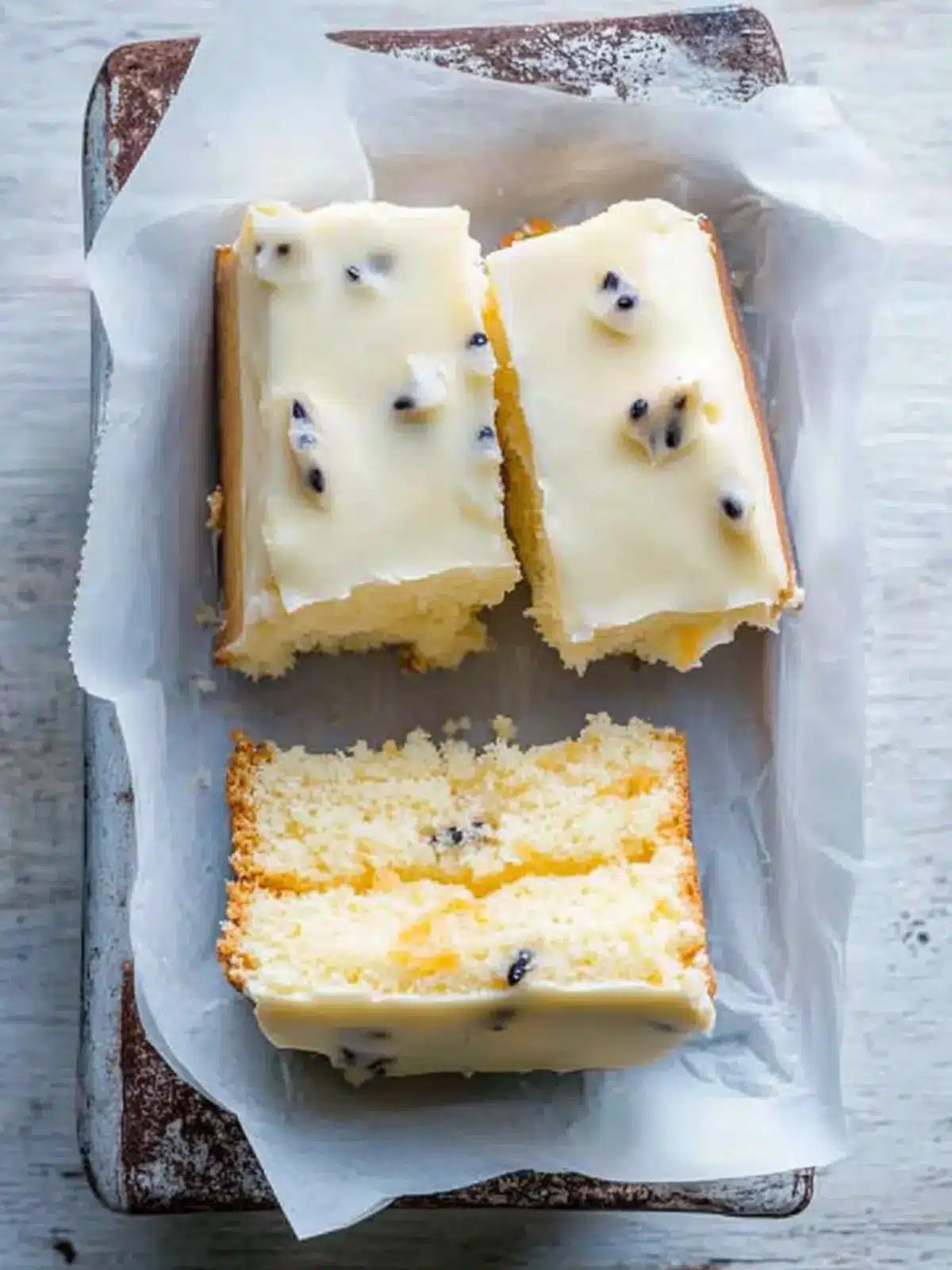Coconut and Passionfruit Slab Cake for Sweet Tropical Bliss 2 Coconut and Passionfruit Slab Cake