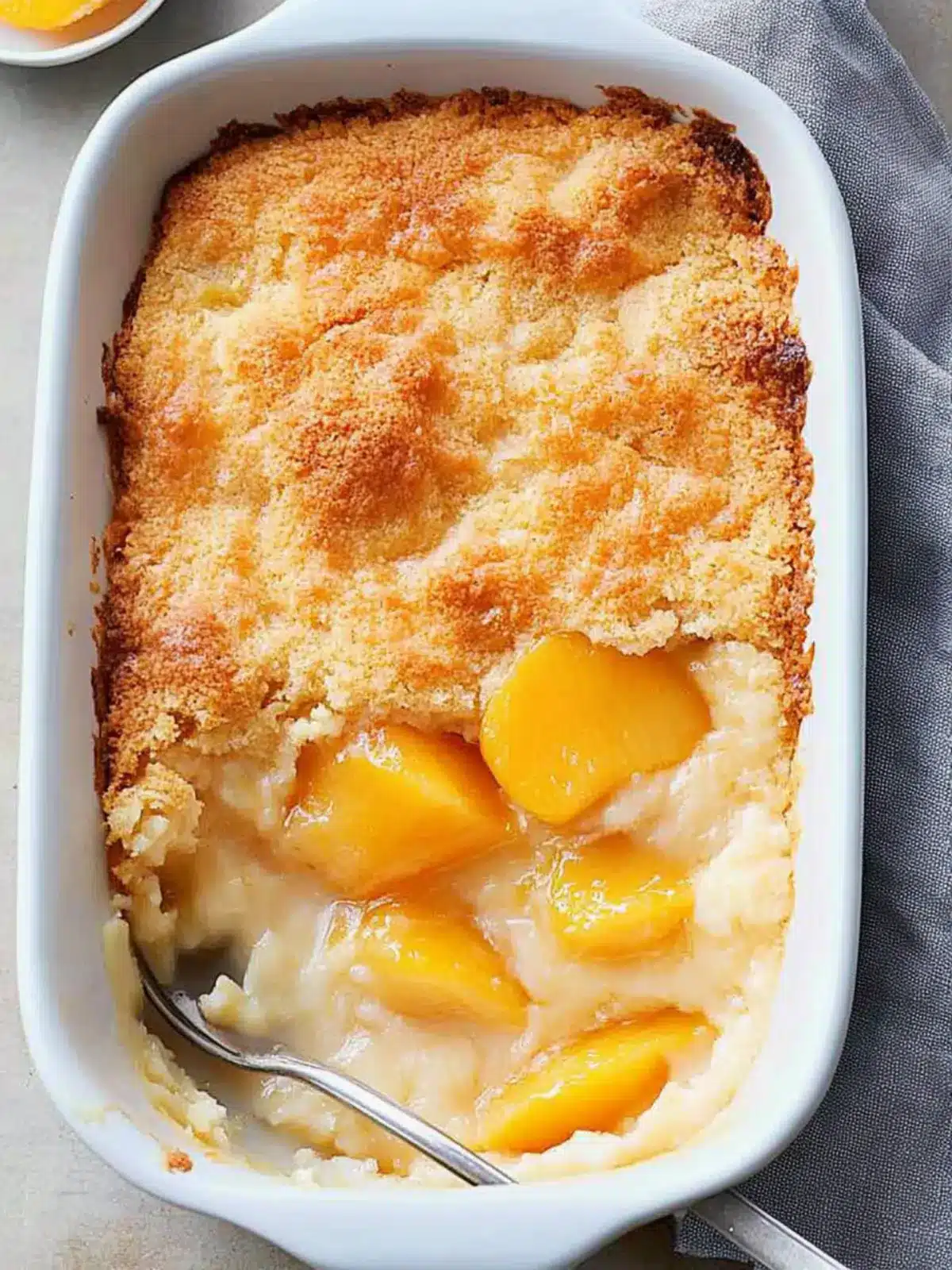 Easy Peach Cobbler