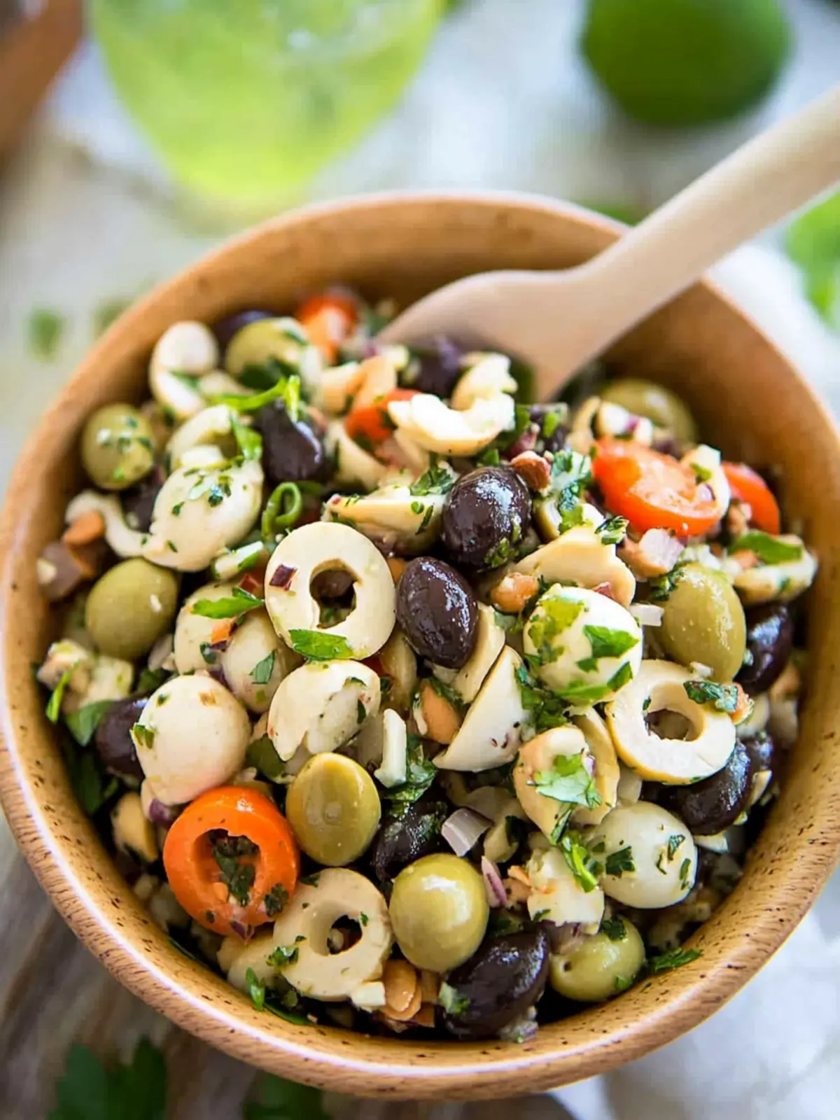 Quick and Easy Loaded Olive Salad
