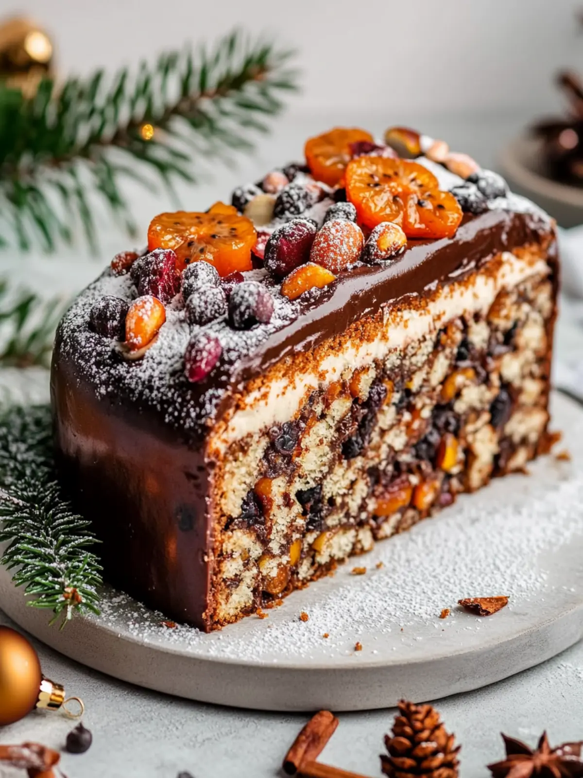 Delicious Vegan Christmas Fruit Cake for Festive Cheer 3 VEGAN CHRISTMAS FRUIT CAKE