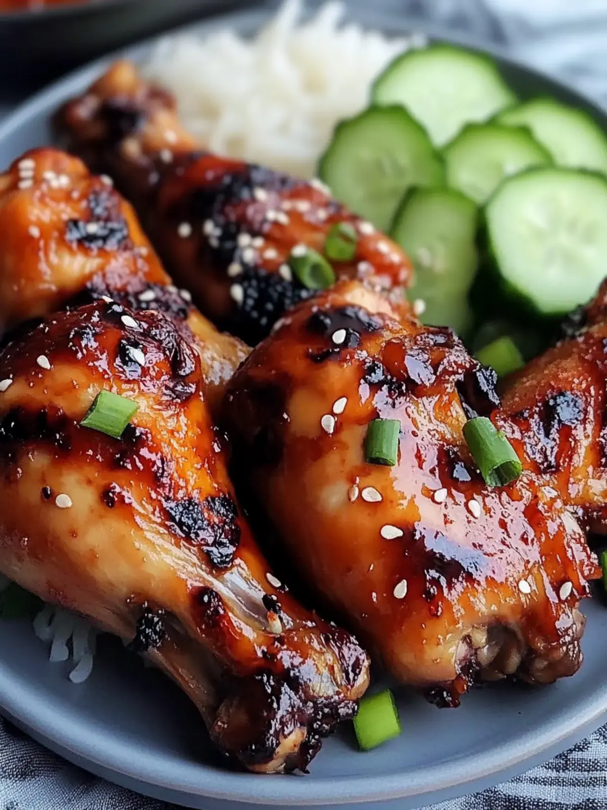 Savory Kalbi Chicken Legs Air Fried: Sweet & Spicy Perfection 3 Savory Kalbi Chicken Legs Air Fried