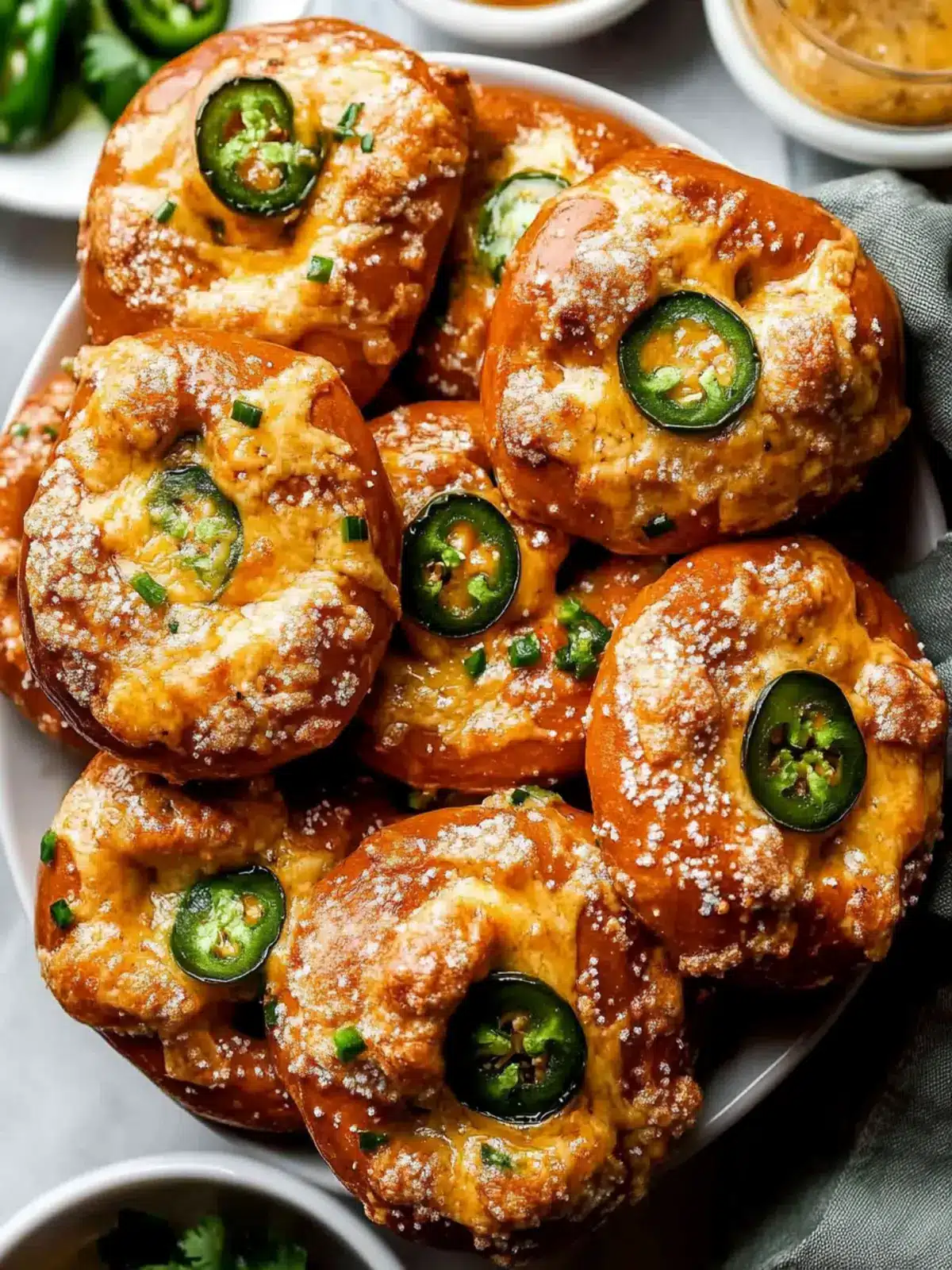 Homemade Jalapeño Cheddar Soft Pretzels That Wow! 5 Jalapeño Cheddar Soft Pretzels