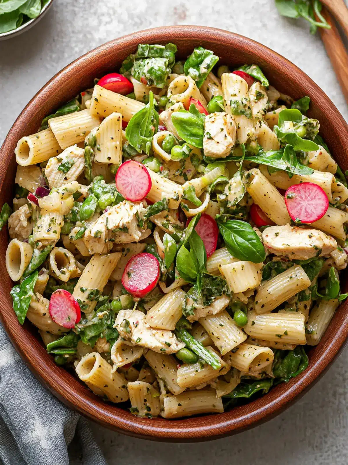 Creamy Honey Mustard Chicken Pasta Salad with Fresh Veggies 4 Honey Mustard Chicken Pasta Salad