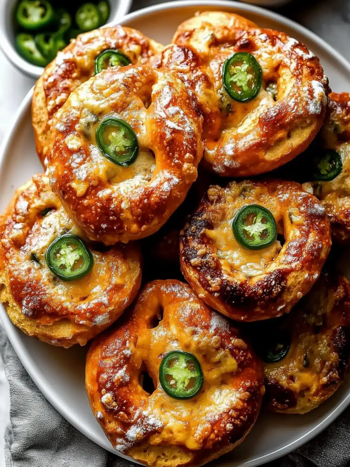 Homemade Jalapeño Cheddar Soft Pretzels That Wow! 2 Jalapeño Cheddar Soft Pretzels
