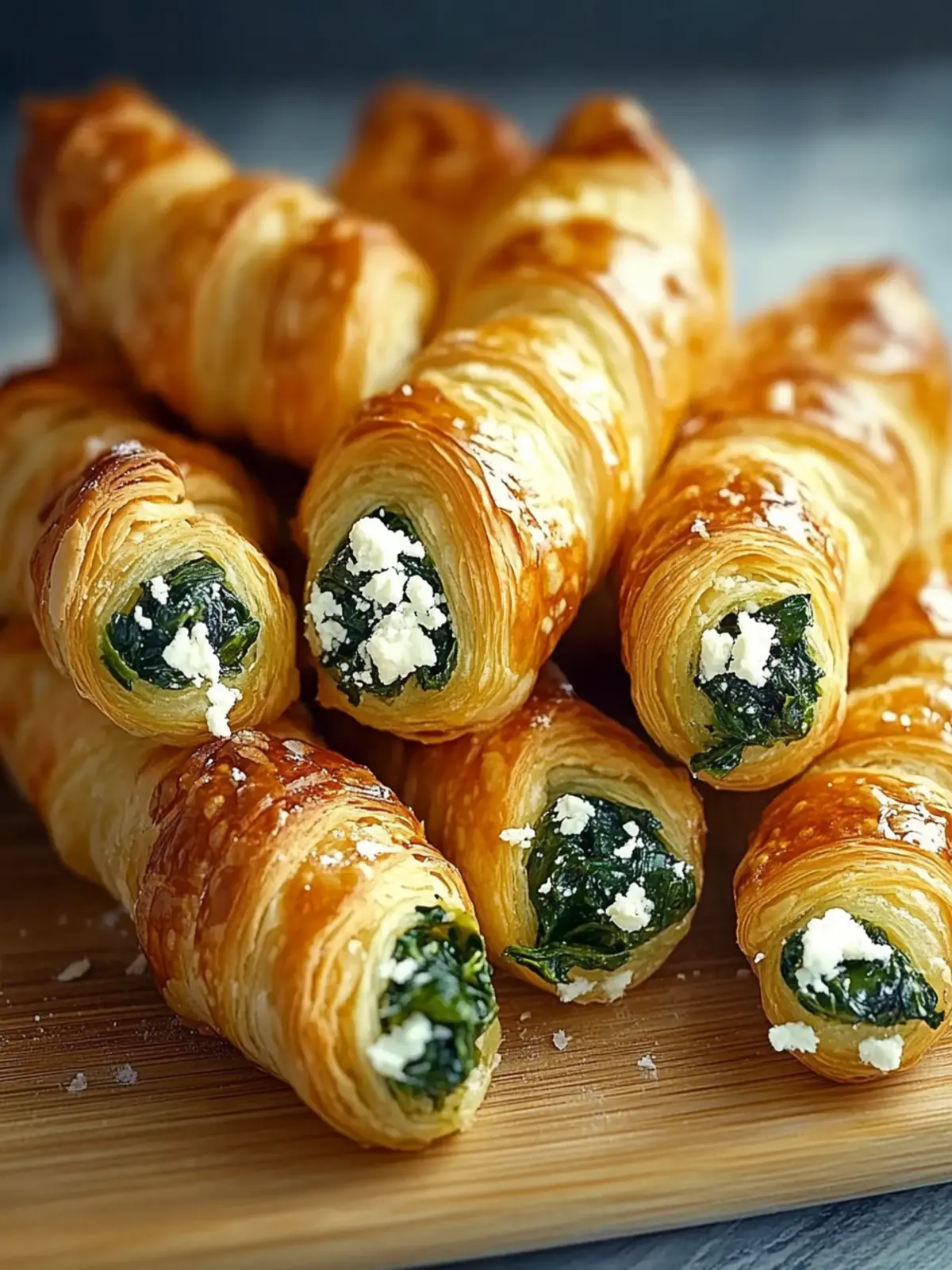 Delicious Spinach Feta Puff Pastry Twists for Easy Entertaining 4 Delicious Spinach Feta Puff Pastry Twists