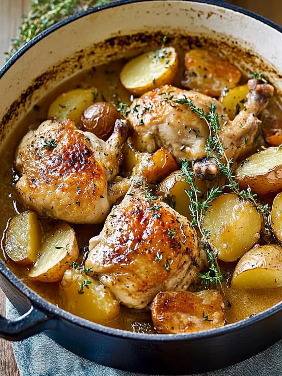 Savory French-style Chicken and Potatoes That Wow Every Time 3 French-style chicken and potatoes