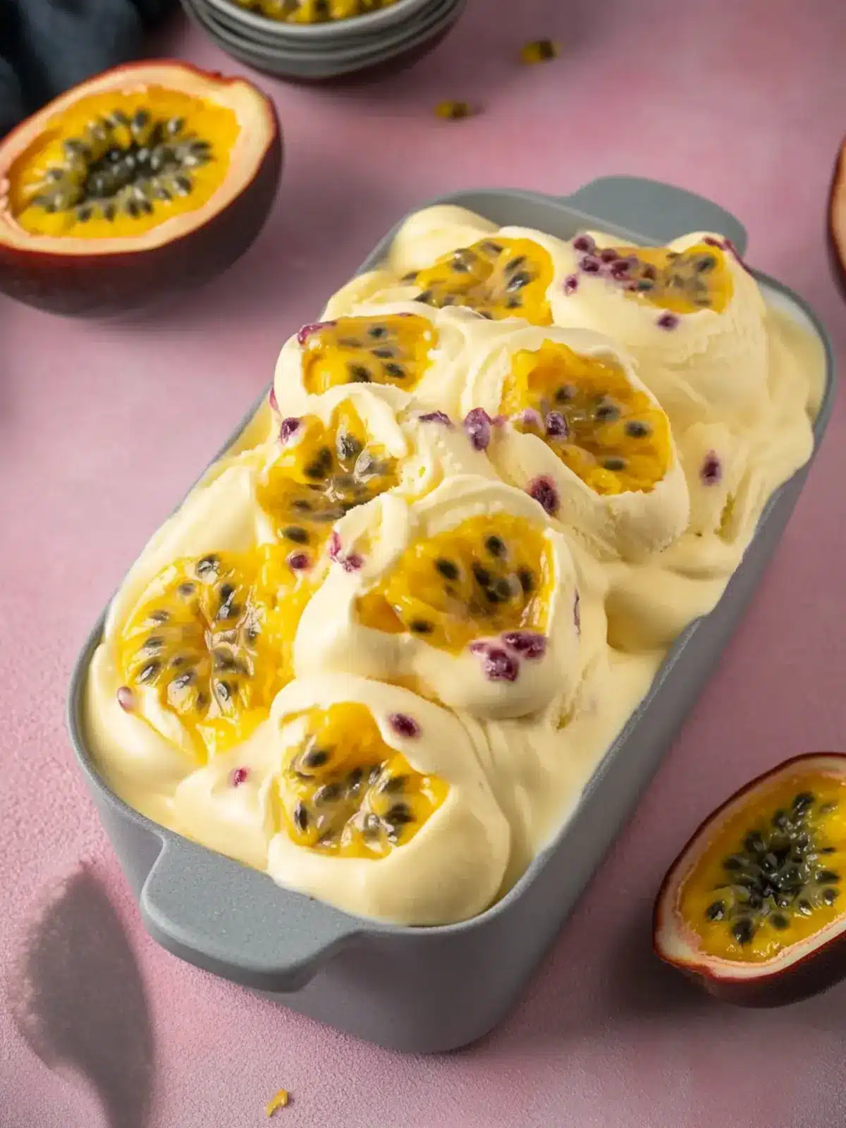 Passion Fruit Ice Cream