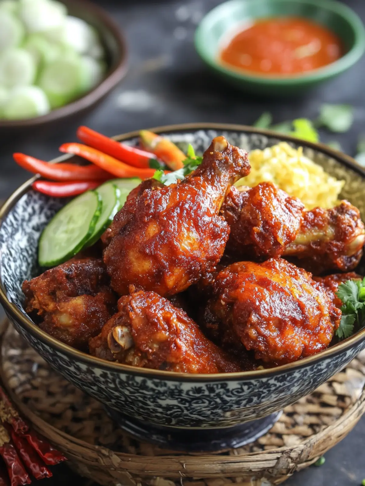 Irresistible Rendang Fried Chicken: A Flavor Explosion! 5 Rendang Fried Chicken