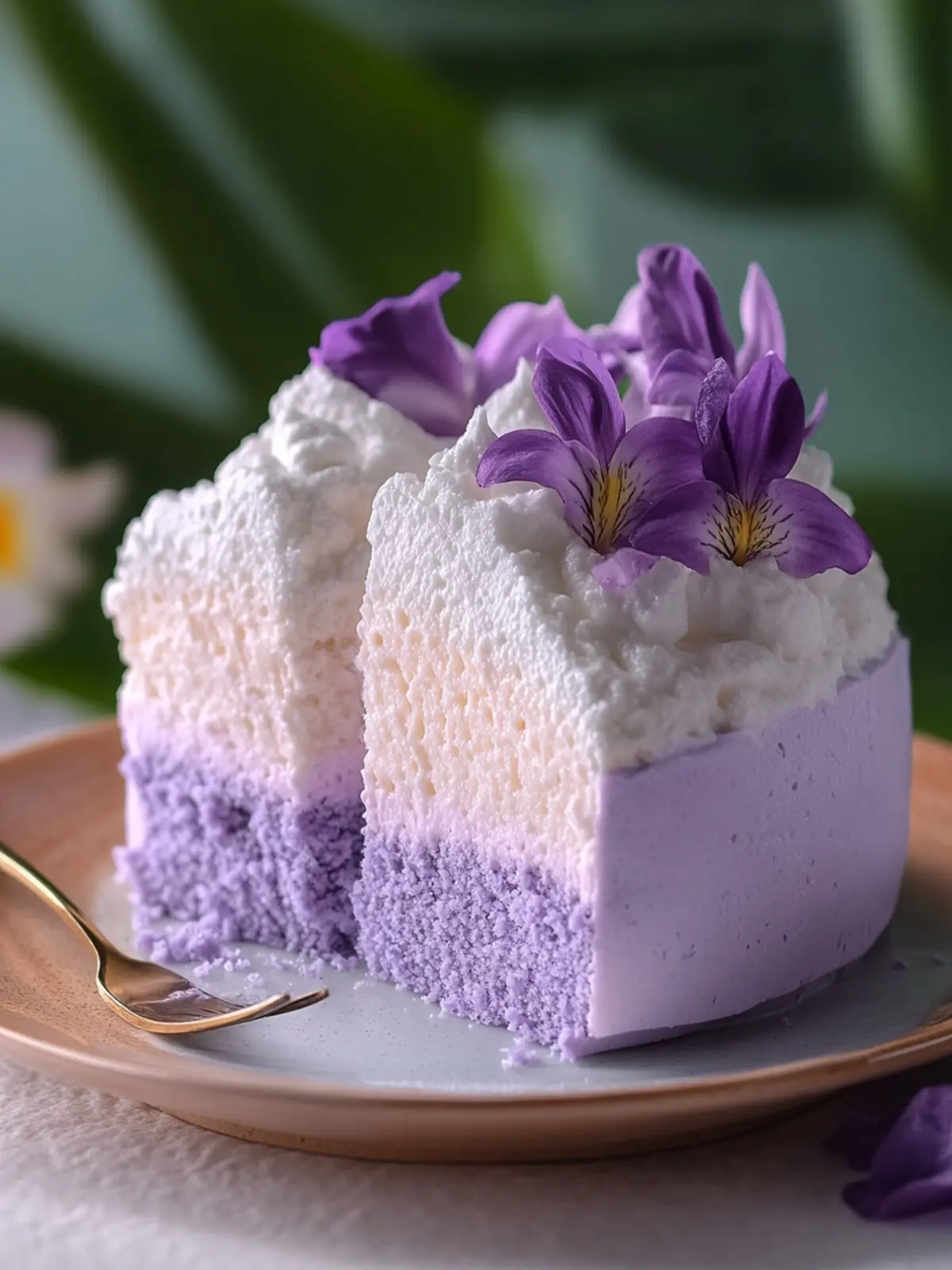 Fluffy Taro Ube Cloud Cake That Blissfully Melts in Your Mouth 3 Taro Ube Cloud Cake