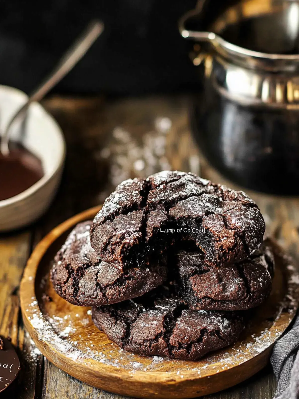 Lump of Coal Bittersweet Chocolate Cookies That Delight 3 “Lump of Coal” Bittersweet Chocolate Cookies