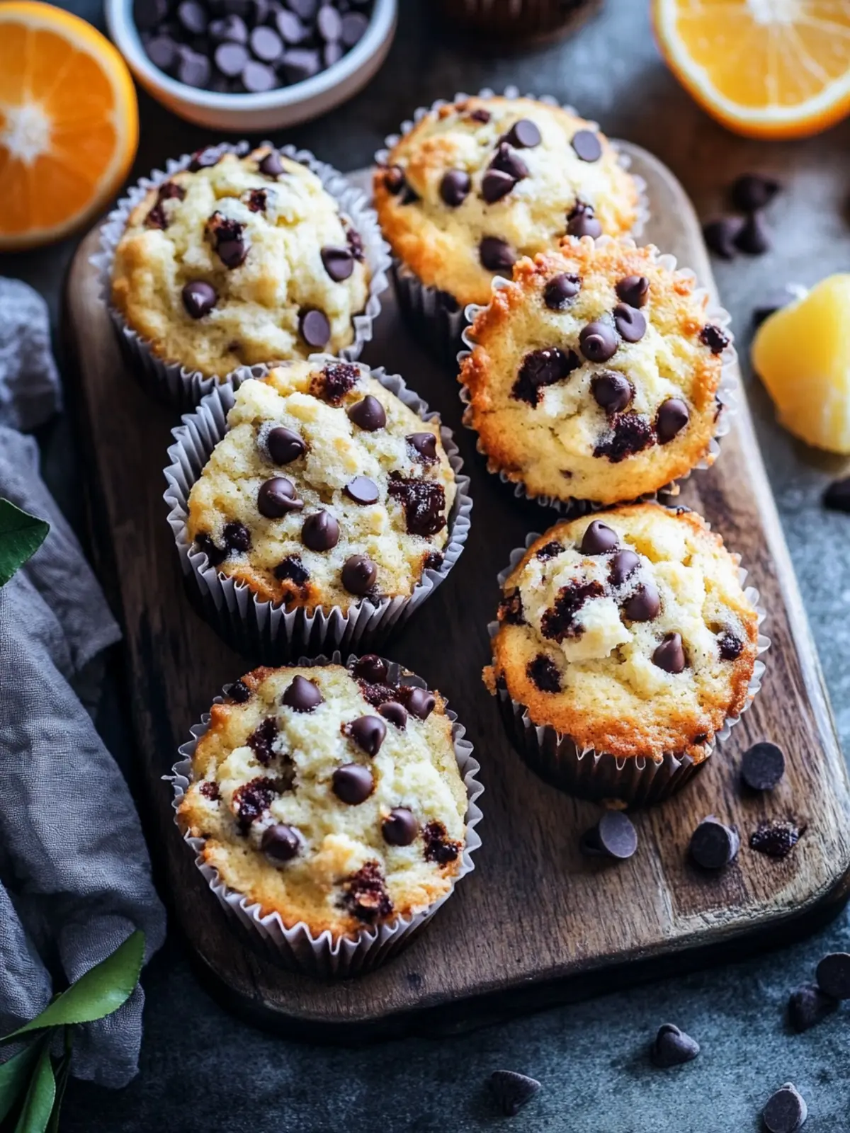 Zesty Orange Chocolate Chip Muffins for a Sweet Morning Boost 4 Orange Chocolate Chip Muffins