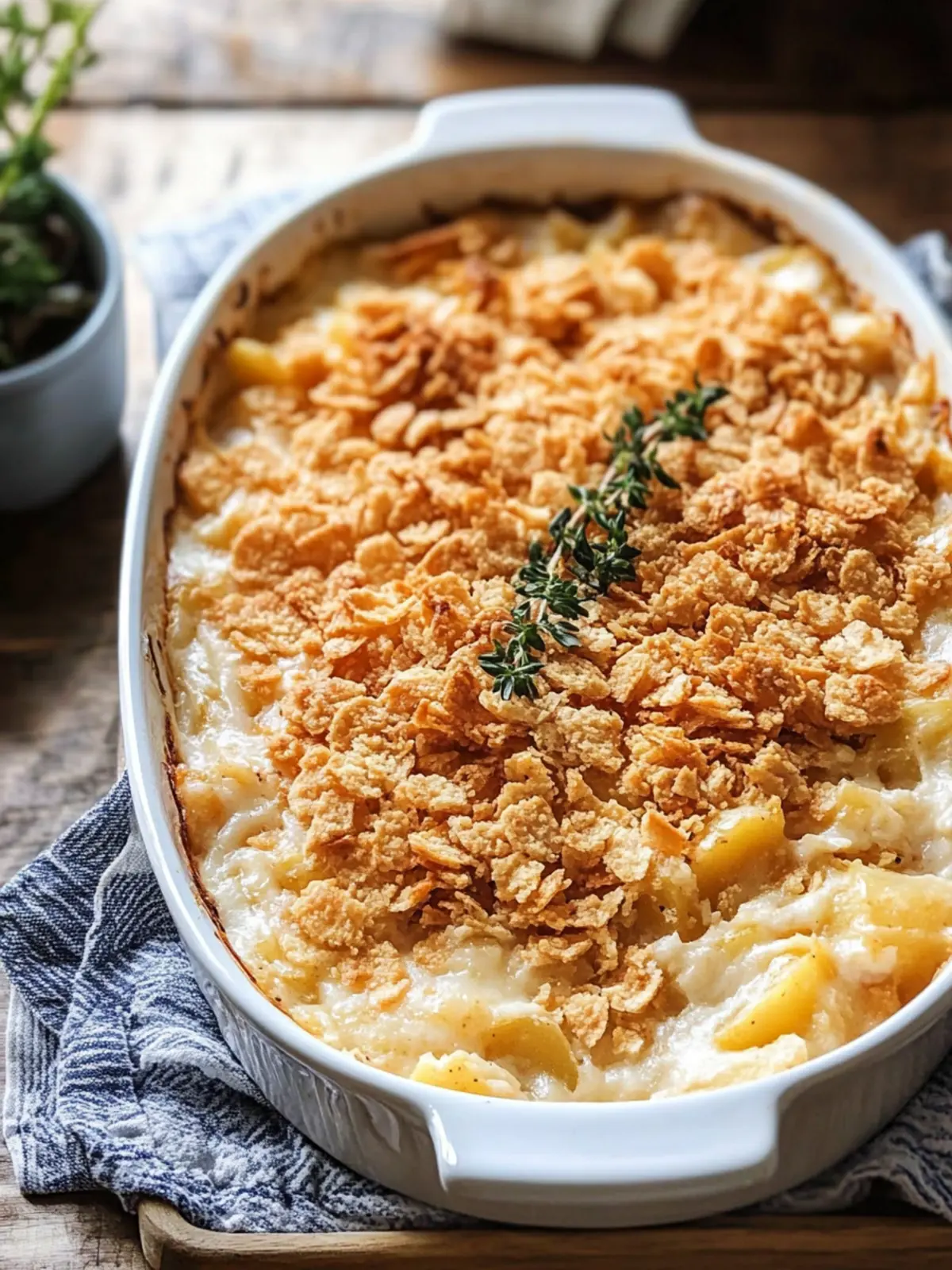 Ultimate Cheesy Potato Casserole with Buttery Ritz Crackers 4 Cheesy Potato Casserole with Buttery Ritz Crackers