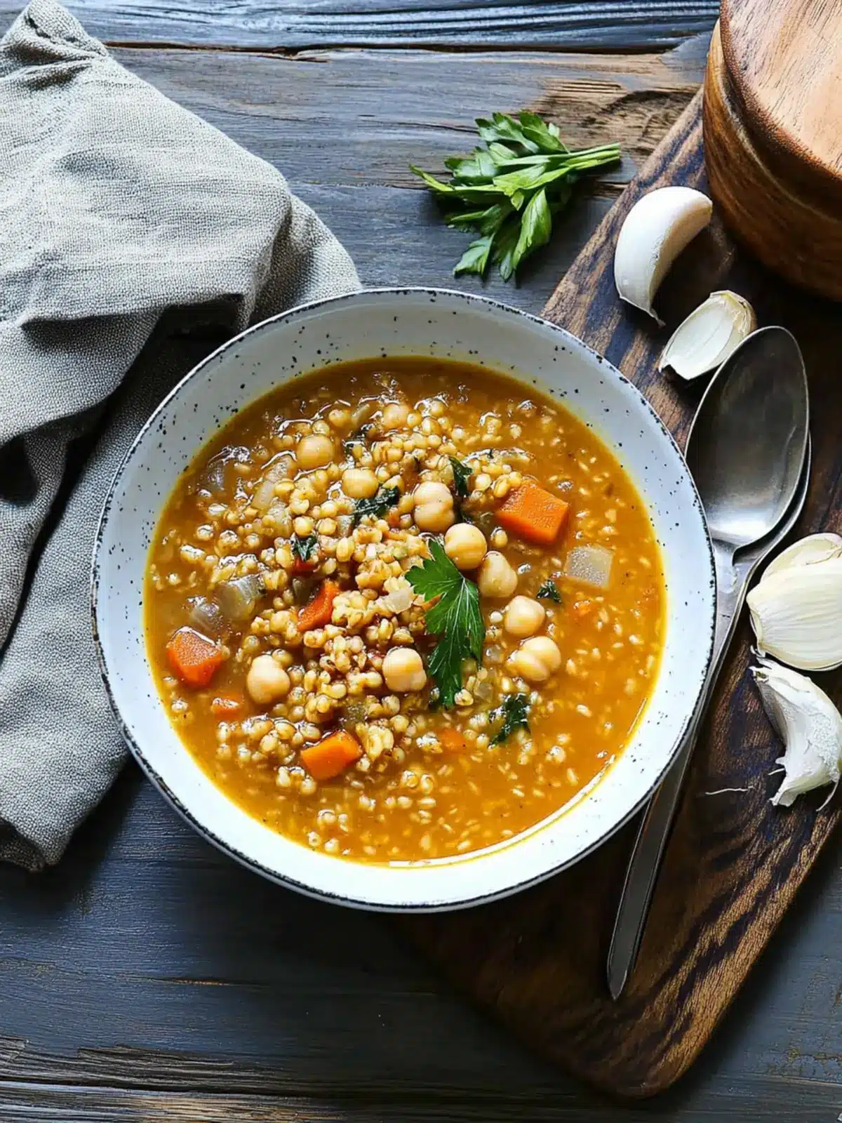 Hearty Chickpea & Farro Soup to Warm Your Soul 3 Chickpea & Farro Soup {Zuppa di Ceci e Farro}