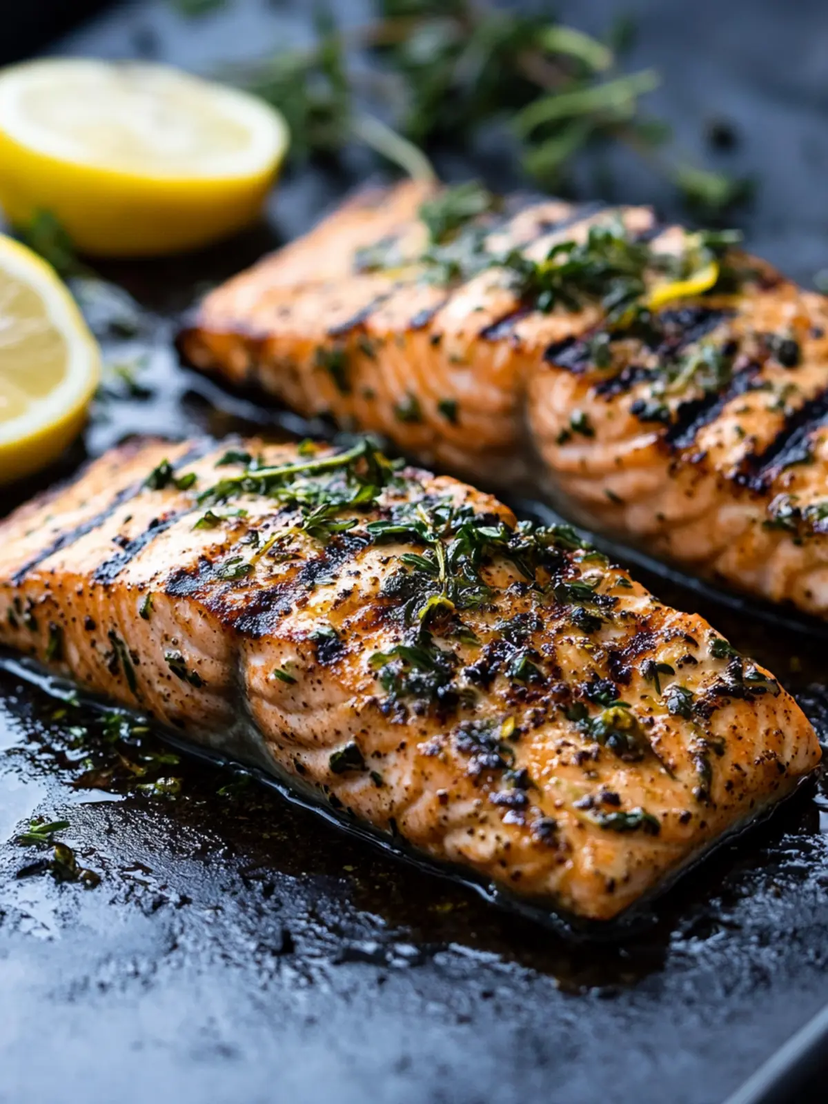 Savor the Flavor: Lemon Herb Grilled Salmon Recipe 4 Lemon Herb Grilled Salmon