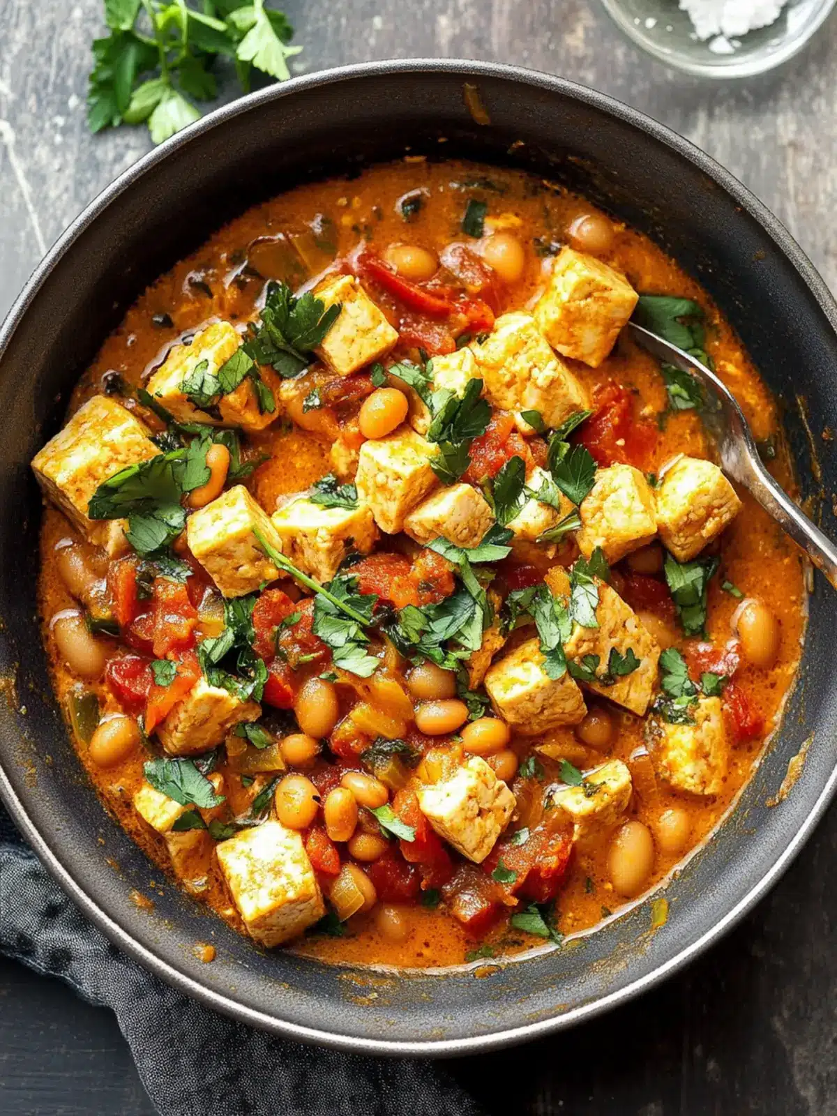 Savory Butter Bean Tofu Stew: High Protein Vegan Delight 3 Butter Bean Tofu Stew (High Protein + Vegan)