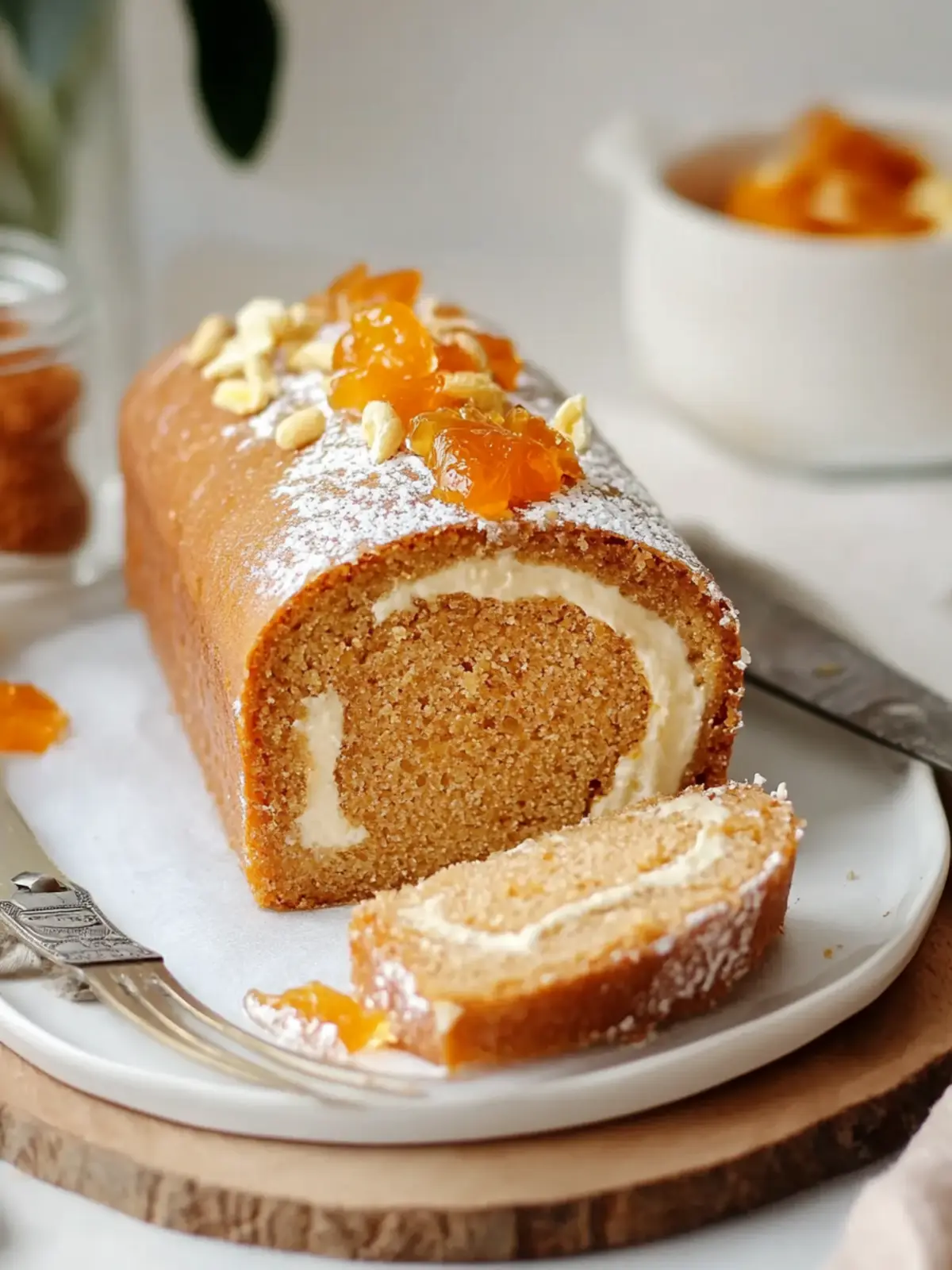 Delicious Ginger Spice Swiss Roll for a Sweet Cozy Treat 4 Ginger Spice Swiss Roll