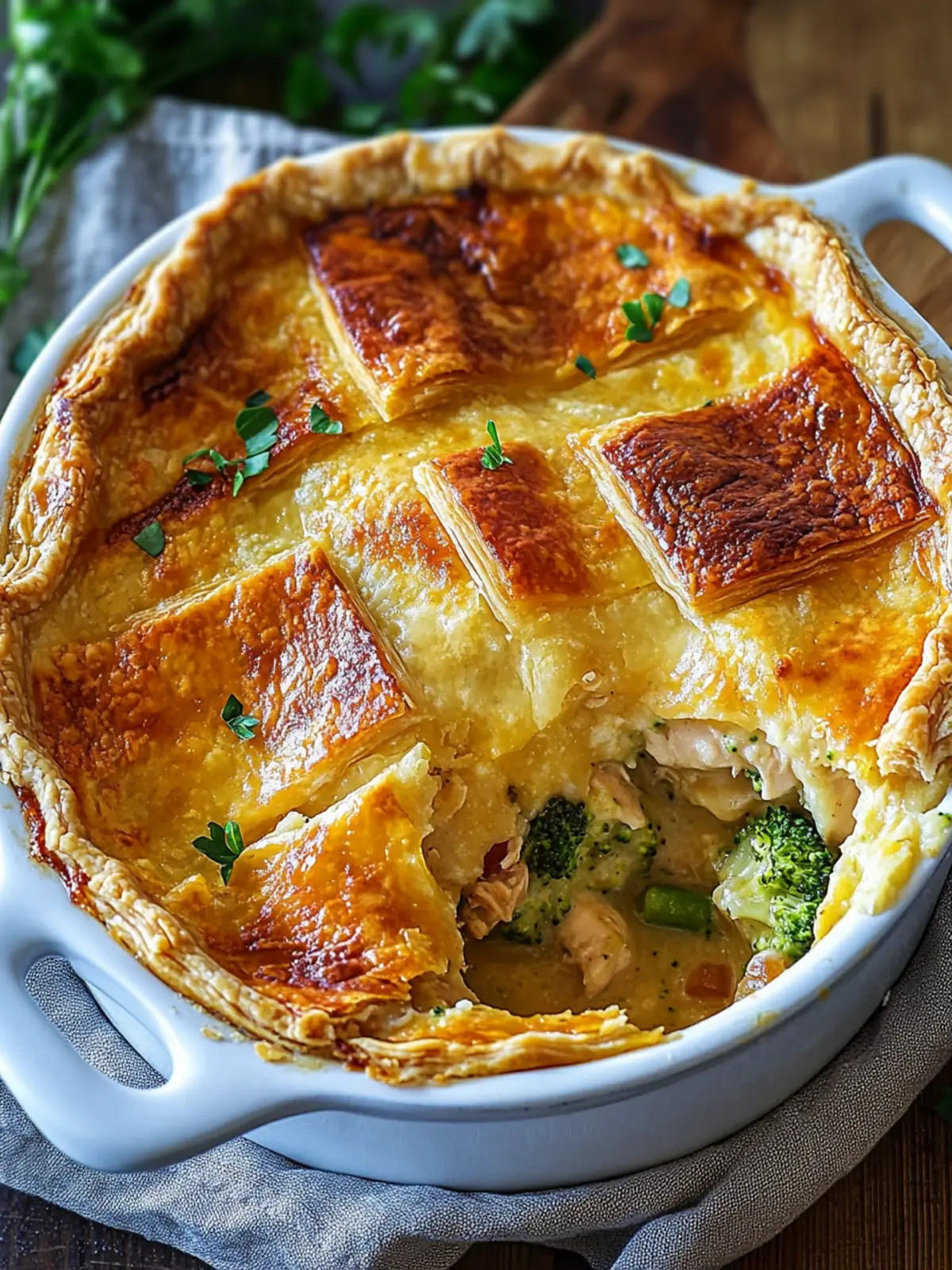 Savor Broccoli Cheddar Chicken Pot Pie for Cozy Nights 4 Broccoli Cheddar Chicken Pot Pie