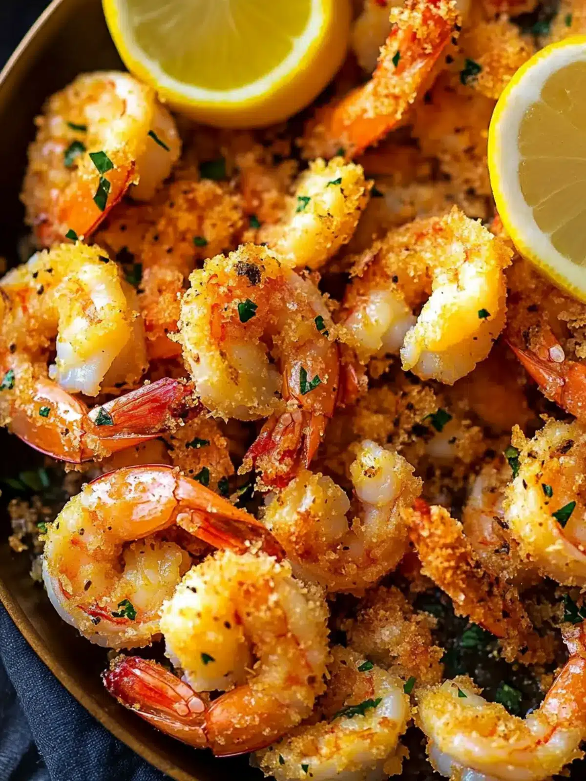 Savory Crunchy Baked Shrimp in Garlic Butter Sauce Delight 3 Crunchy Baked Shrimp in Garlic Butter Sauce (Prawns)
