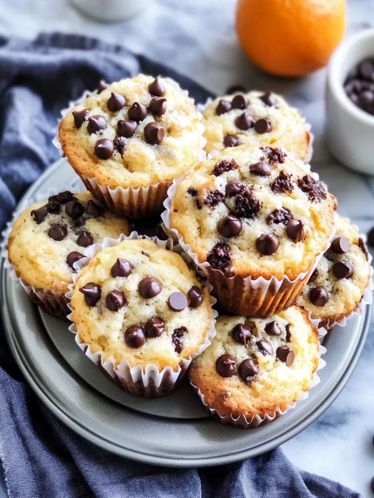 Zesty Orange Chocolate Chip Muffins for a Sweet Morning Boost 5 Orange Chocolate Chip Muffins